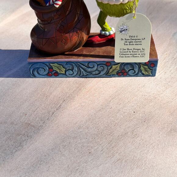 Jim Shore Grinch Juggler Figurine 6006568 Dr. Seuss Santa Christmas Statue NEW - Picture 6 of 11